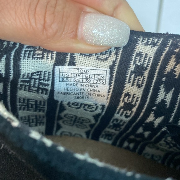 Toms | Women's Black Sued Lace Up Ankle Booties - 8.5 - Picture 6 of 6